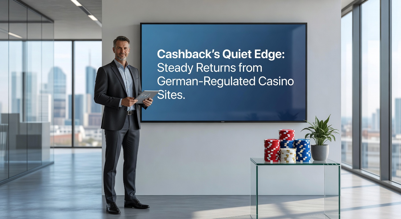 Grafik, die Cashback-Renditen in deutschen Casinos visualisiert, mit Balkendiagrammen zu wöchentlichen Auszahlungen