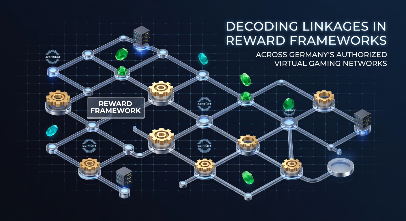 Netzwerkdiagramm zeigt Verbindungen zwischen Belohnungssystemen in deutschen Online-Casinos