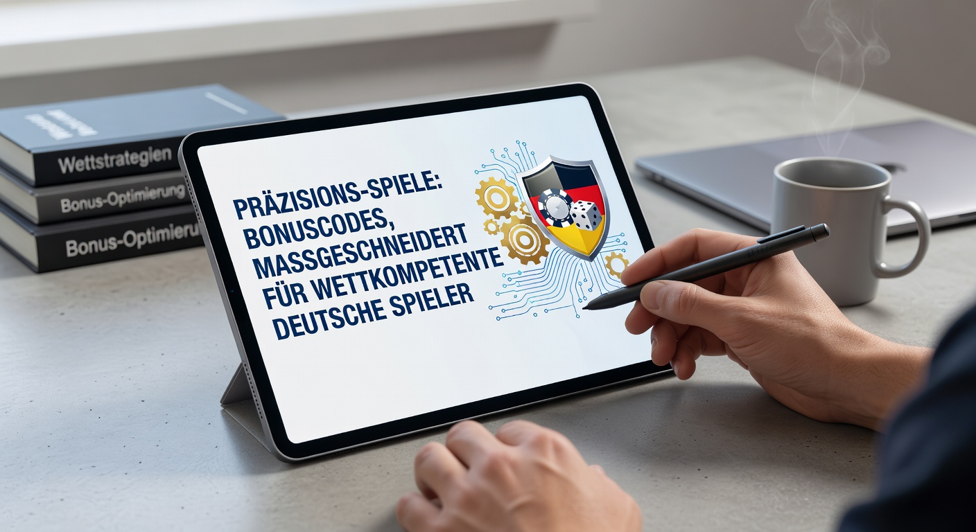 Grafik mit Bonus-Code-Aktivierung auf einem deutschen Casino-Dashboard, die präzise Wagering-Strategien visualisiert